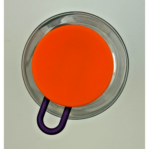 Starbucks Clemson Tigers Water Bottle Orange Top,‎ Orange PAW - Picture 3 of 3